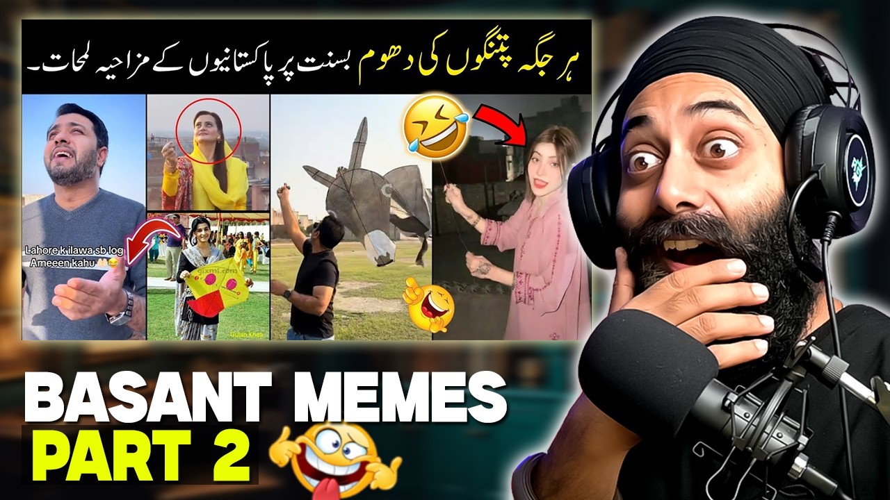 BASANT IN LAHORE = NONSTOP MEMES 🤣🪁 | INDIAN REACTION SHOCKED!