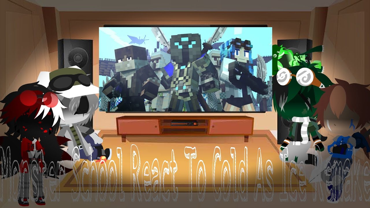 Monster School React To Cold As Ice Remake||MINECRAFT||GACHA CLUB||PART 12