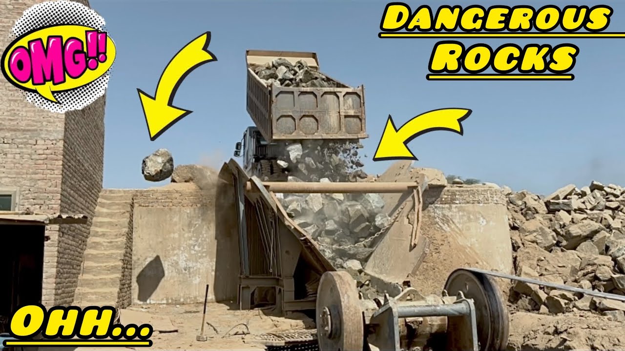 💥&ldquo;HEAVY BOULDERS CRUSHING Moments Caught on Camera! (MOST INTENSE DRAMA EVER#rock 