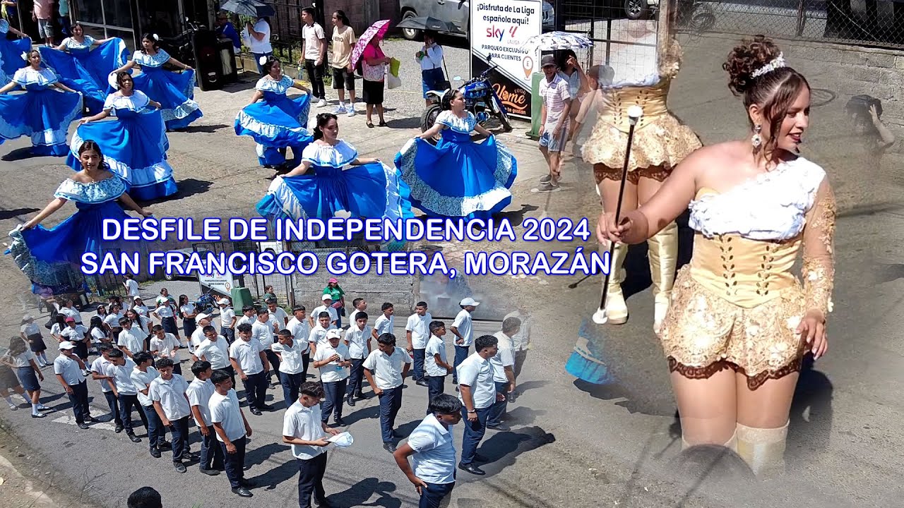DESFILE DE INDEPENDENCIA EN SAN FRANCISCO GOTERA, MORAZÁN 2024  🇸🇻 💖