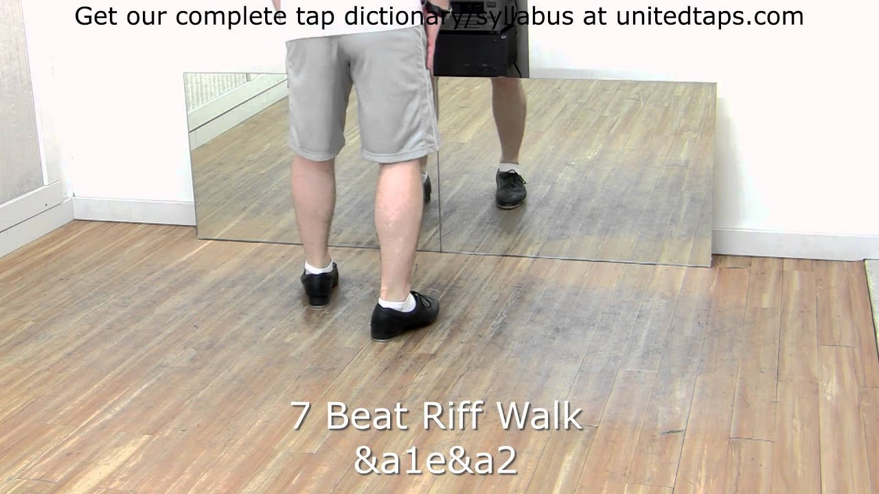 7 Beat Riff Walk Tap Dance Move Shown by Rod Howell