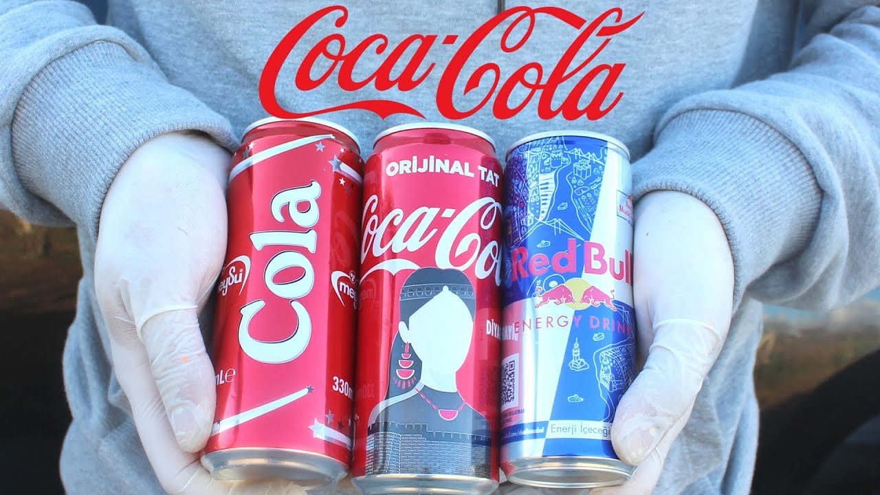 Crushing Crunchy & Soft Things by Car! Mr. Experiment's Car vs Coca-Cola