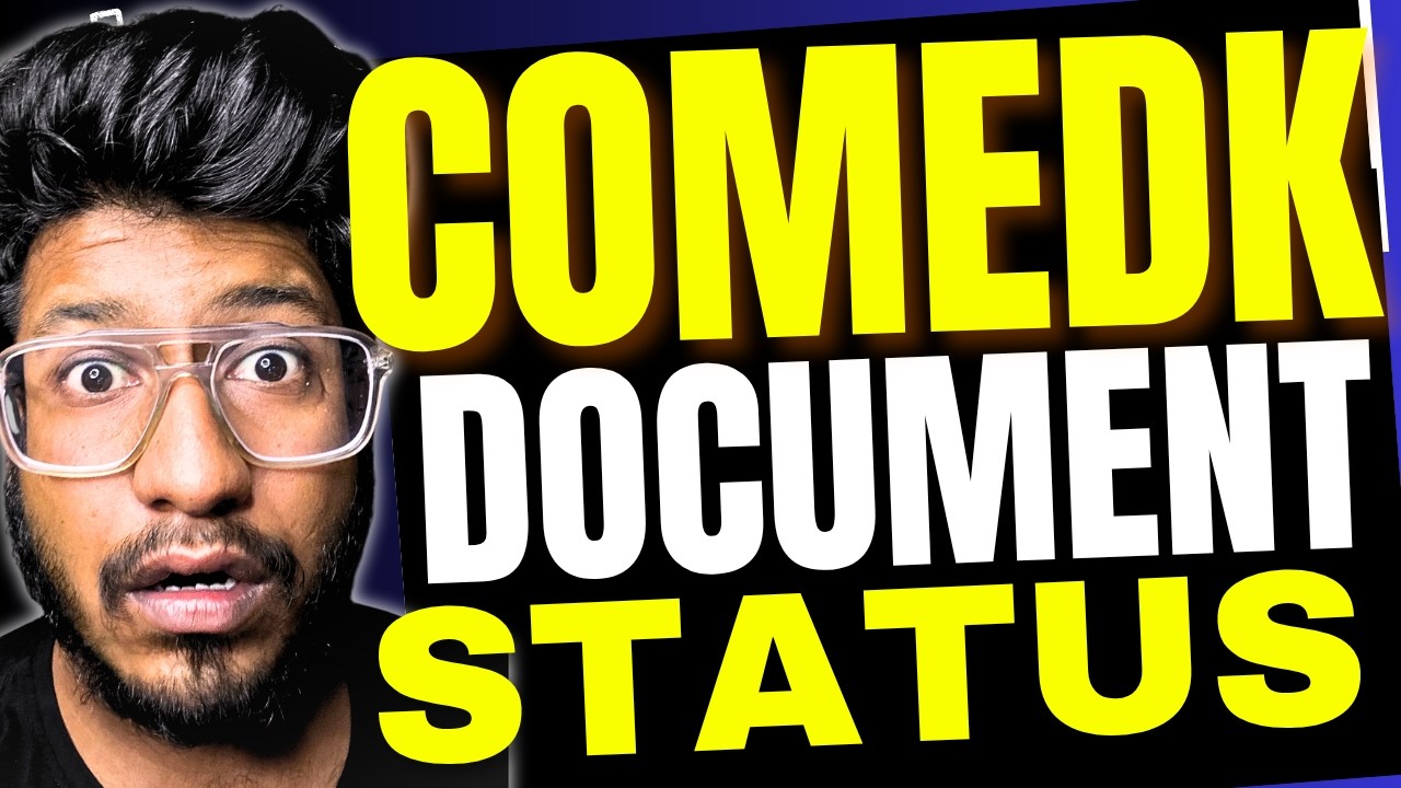 COMEDK 2026 | Document Status :Under Review, Resubmit & Approved in COMEDK Counselling