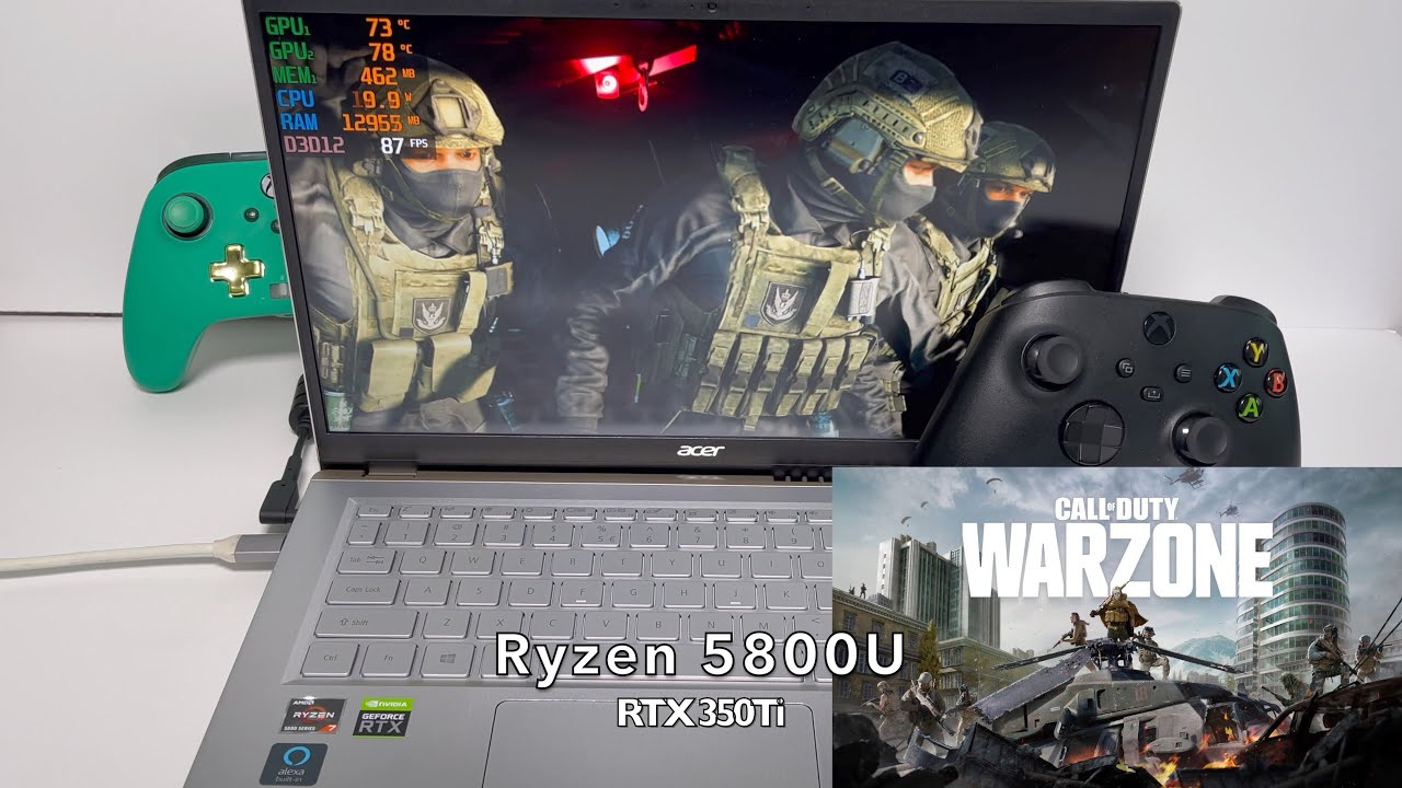 Acer Swift X 2021 Unboxing + Gaming Test Part 1|2 (AMD Ryzen 7 5800U | RTX 3050Ti)