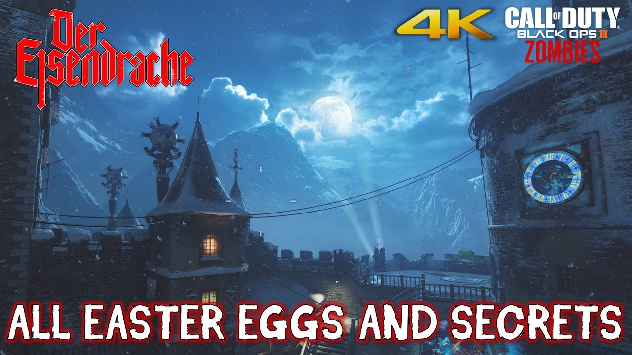 Der Eisendrache - All Easter Eggs and Secrets (Black Ops 3 Zombies) (4K)