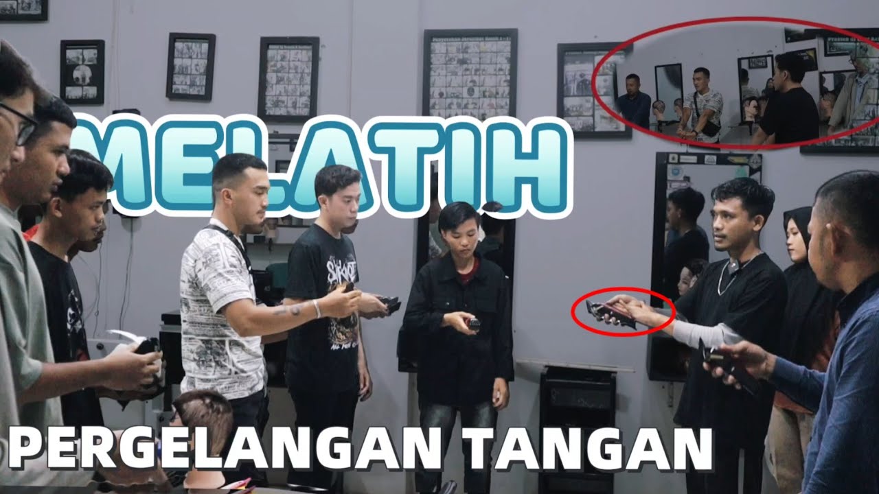 TEKNIK MELATIH PERGELANGAN TANGAN UNTUK PEMULA_haircut training for beginners