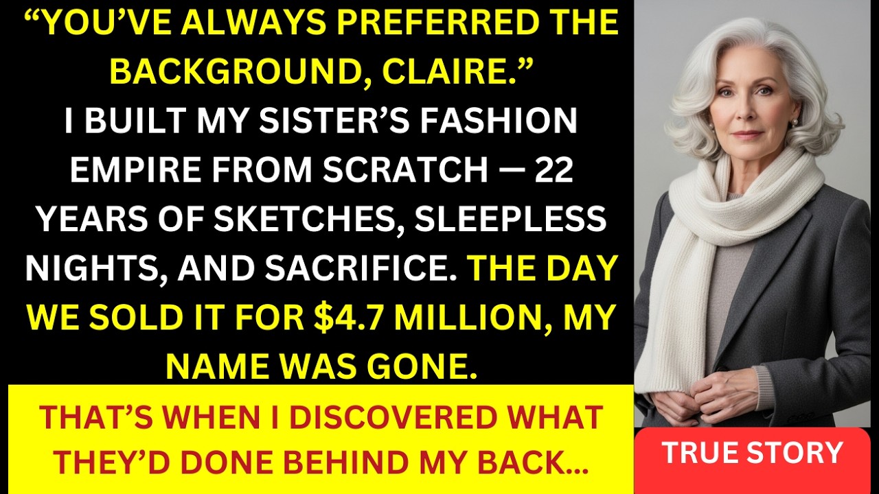 22 Years of Building Her Brand, $4.7M Sale -- She Erased Me On Sale Day