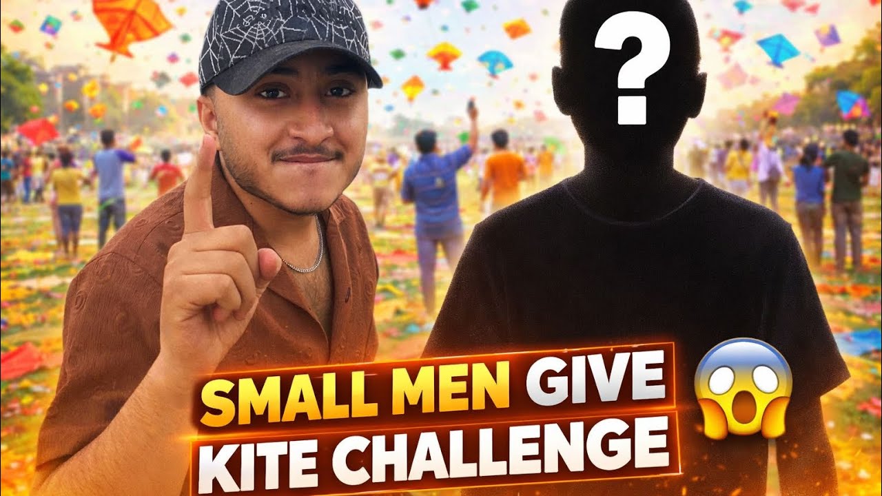 Small men give kite challenge to someone😱Be ready🤟🏼