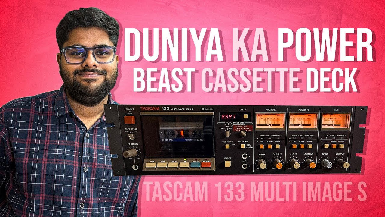 Обзор кассетной деки TASCAM 133 Multi-Image Series | Pro с 3 каналами