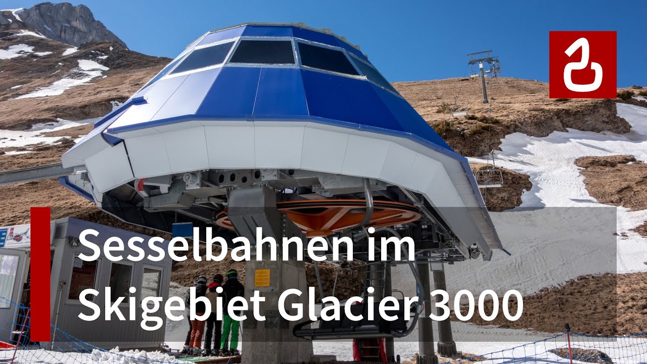 Sesselbahnen Oldenalp - Oldenegg - Cabane des Diablerets am Glacier 3000