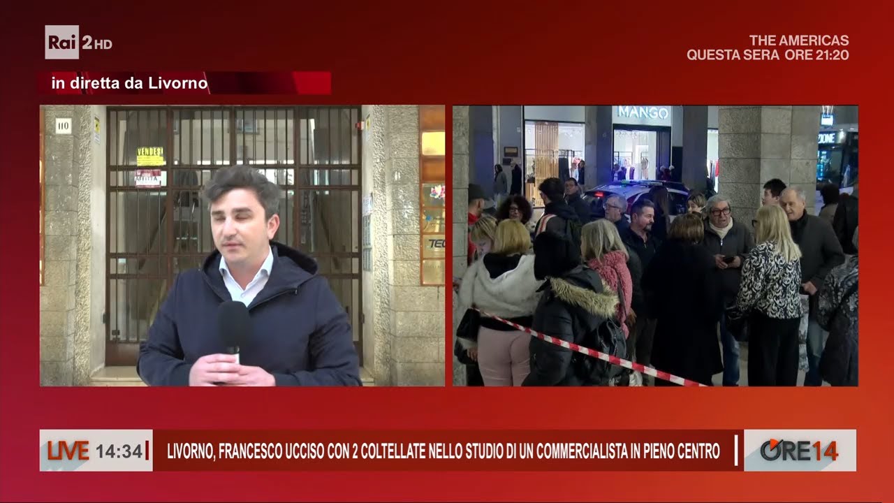 Omicidio a Livorno si indaga sul movente - Ore 14 del 27/02/2025