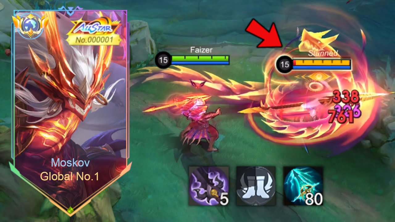 GLOBAL MOSKOV NEW 1 HIT DELETE BUILD REVEALED!! (try this build and emblem) - MLBB