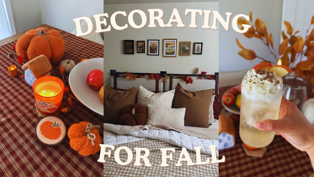 Decorating for the Fall Season 🍂 🥧 | fall decor, shopping & cozy moments
