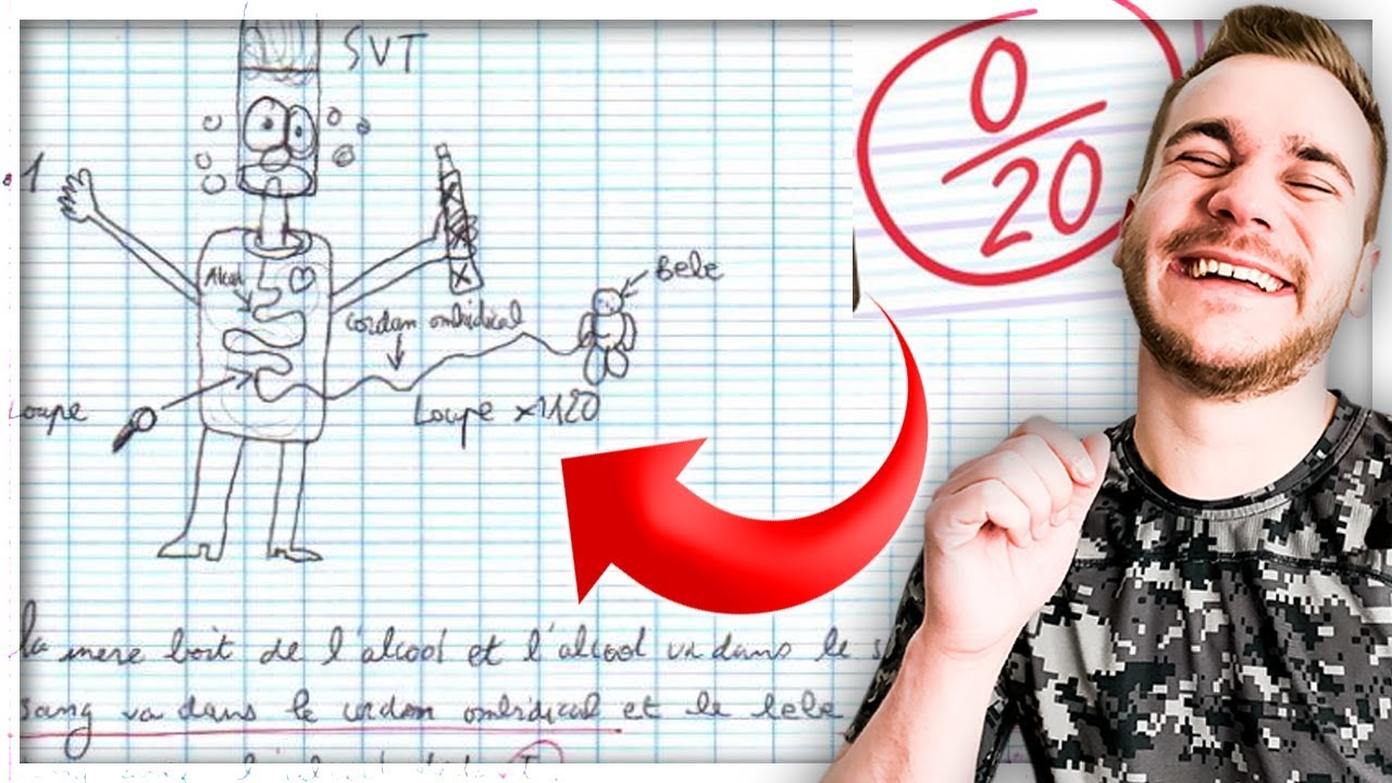 LES COPIES DES ÉLÈVES LES PLUS DRÔLES ! #4