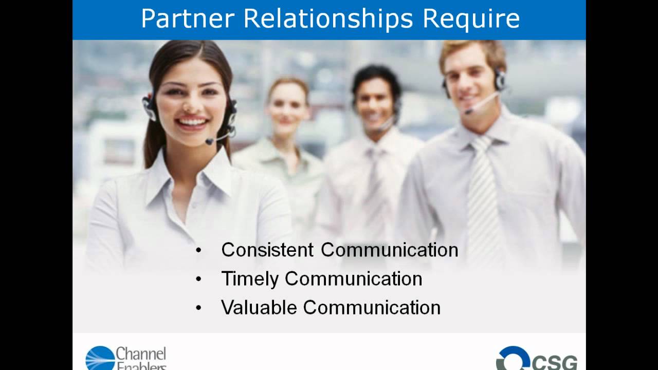 CE-CSG 3rd Webinar - Part 3 - Compelling Partner Value Propositions