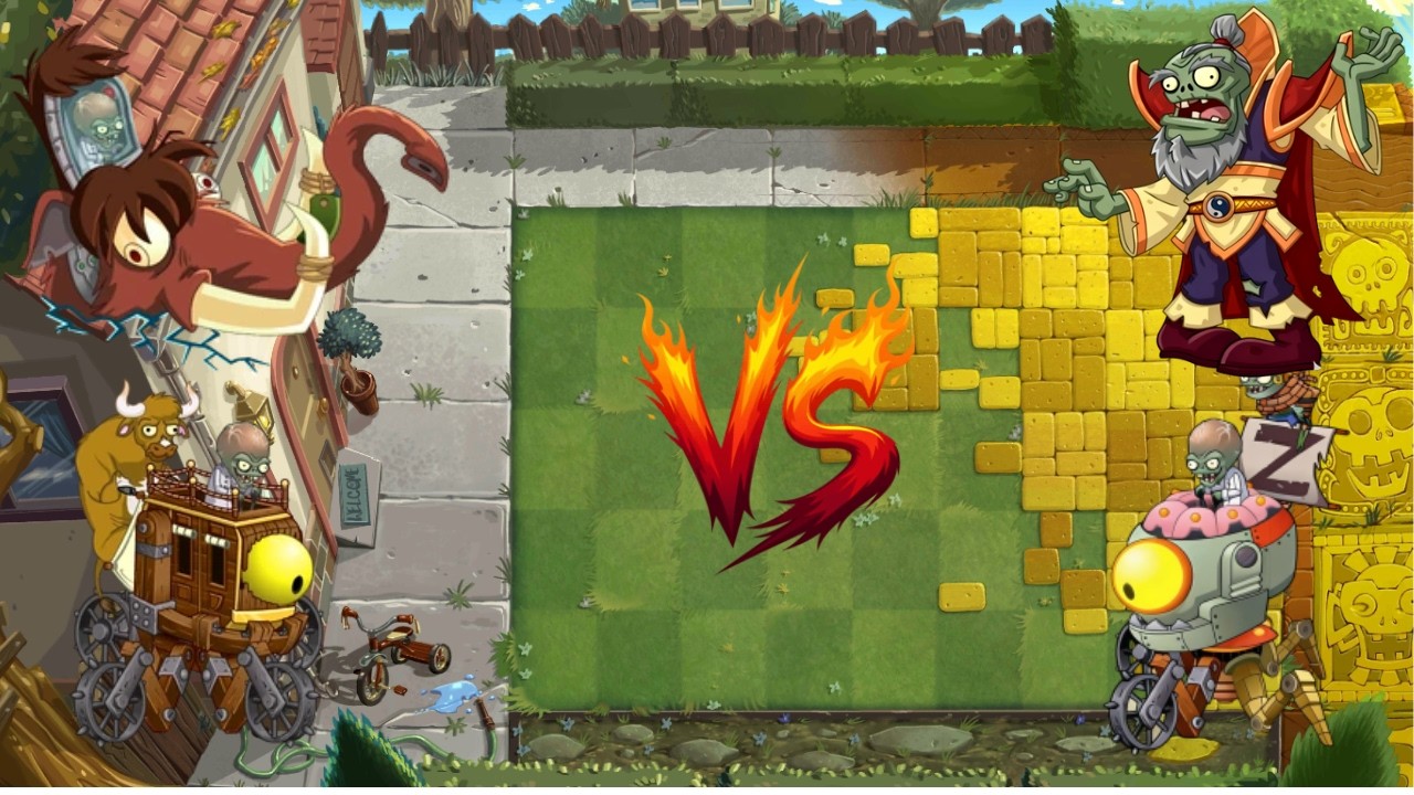 Tuskmaster War wagon vs Zombot Historical-tron Qigong Master