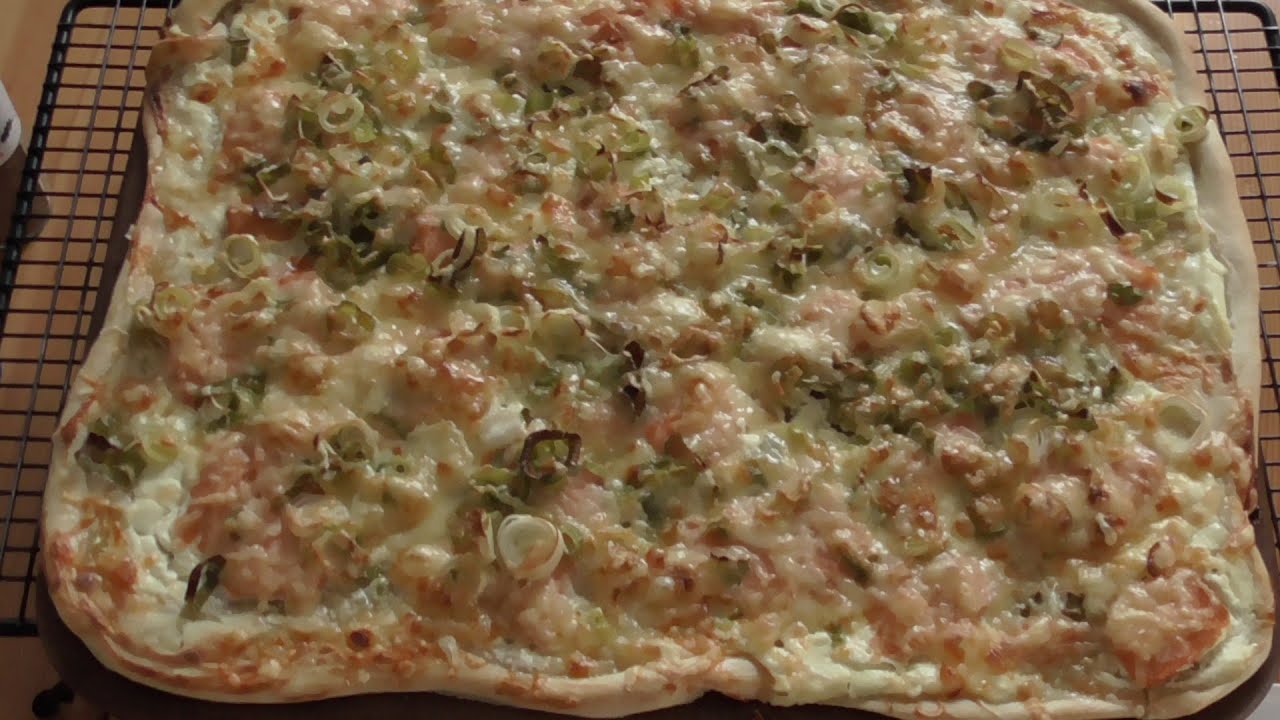 Flammkuchen mit Lachs Thermomix®TM5 Pampered chef®