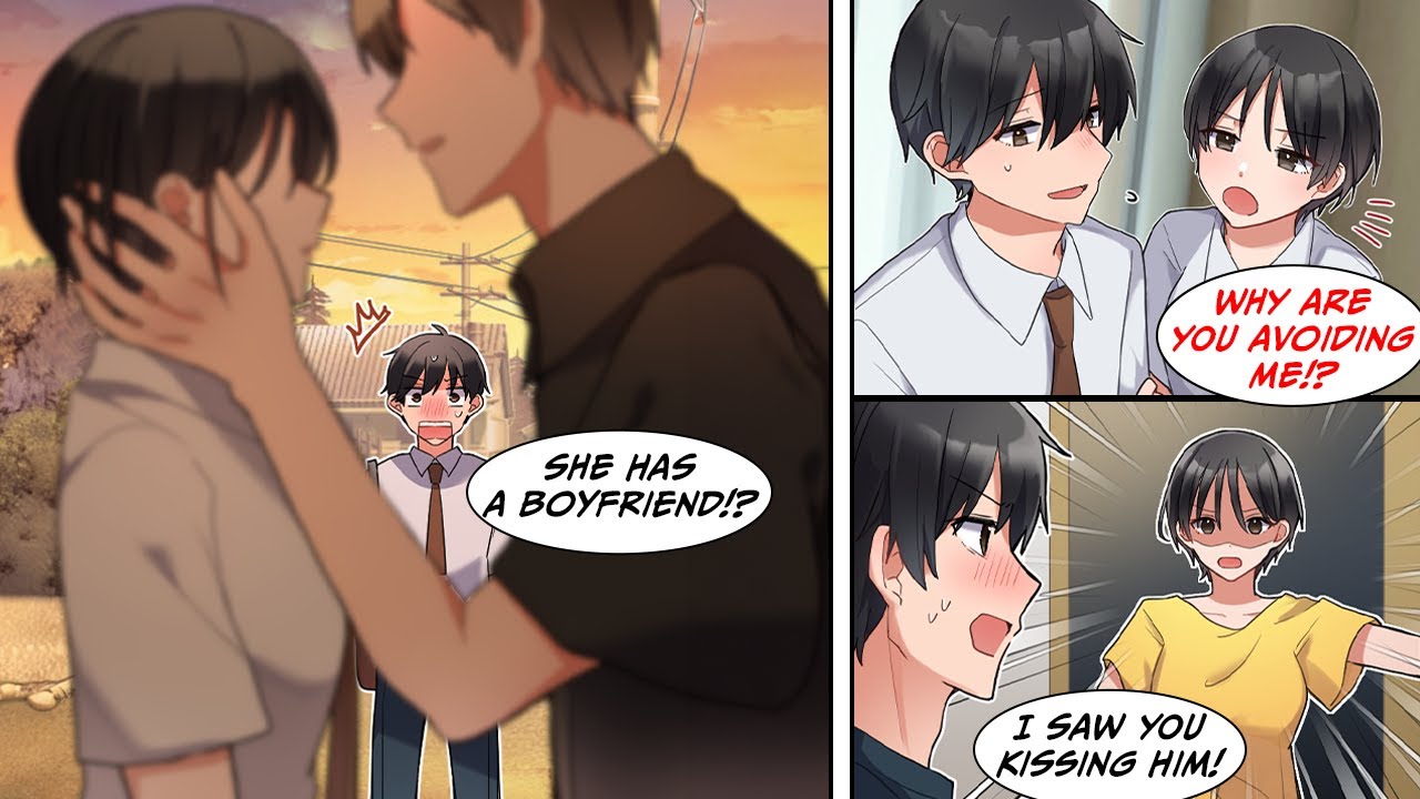 [Manga Dub] I started avoiding her after I saw her kissing a good looking upper classman... [RomCom]