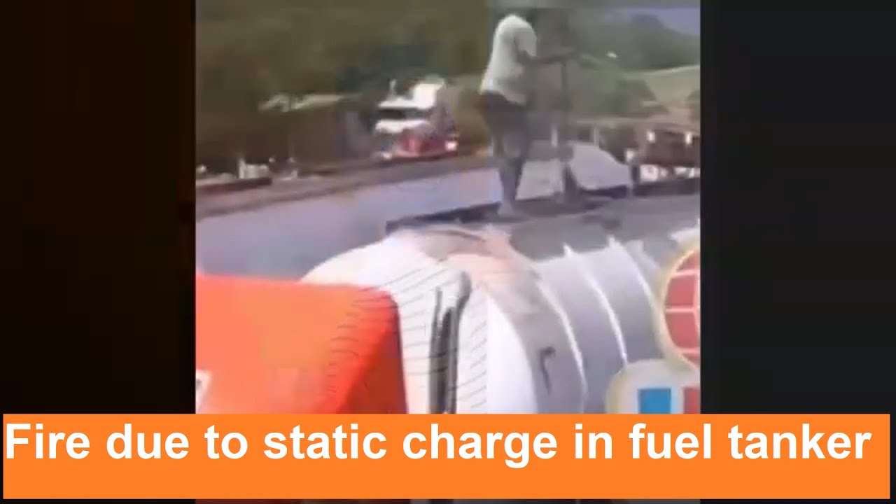 Static charge fire