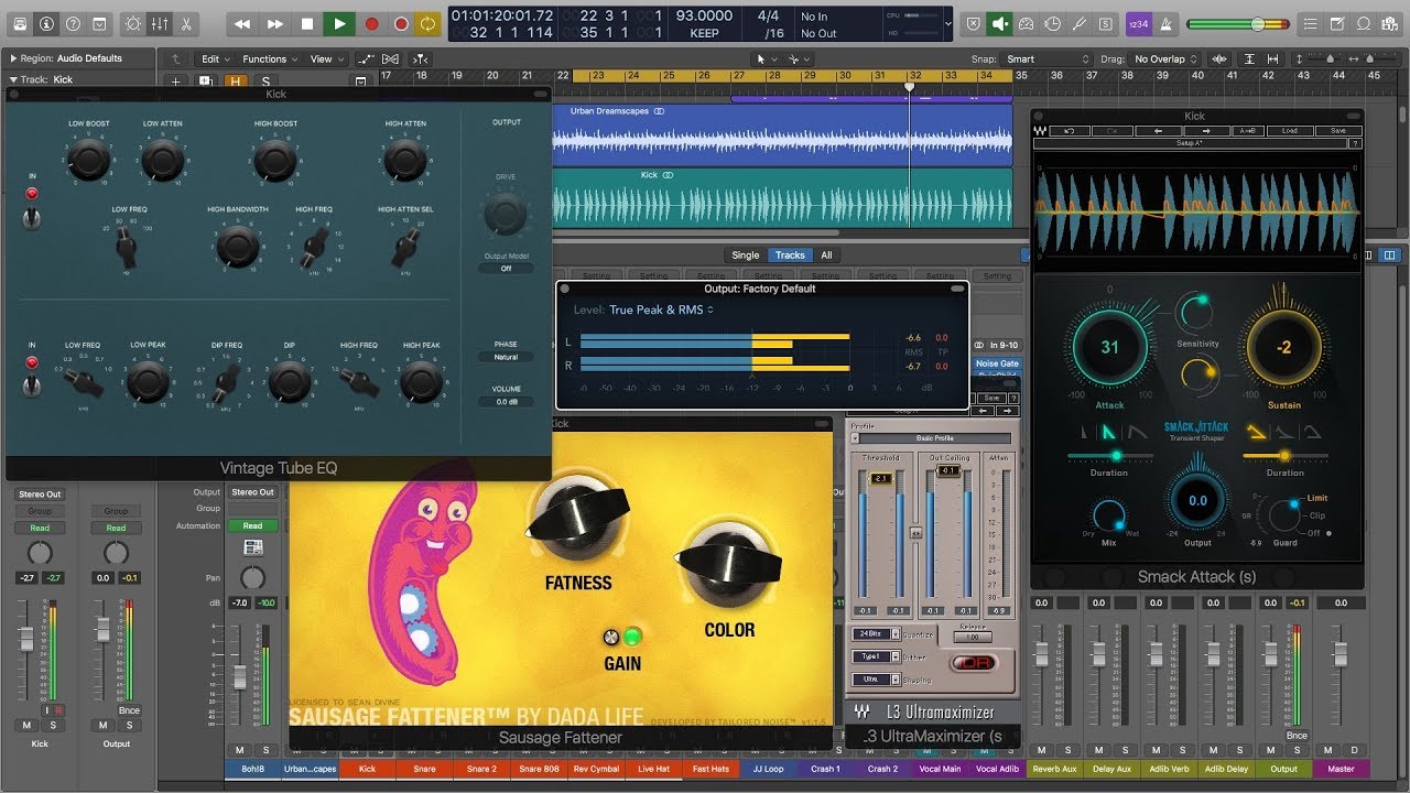 Mixing LOUD Kick Drums
