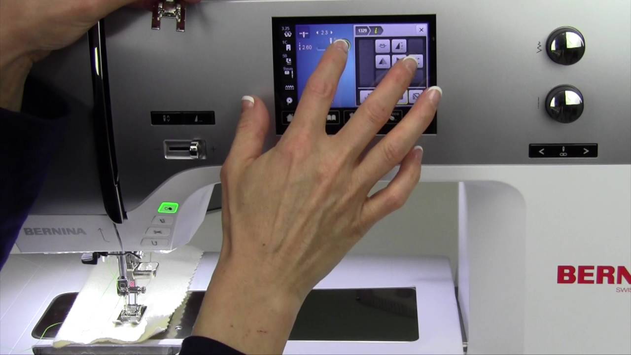Bernina 770 10 Stitch Length, Stitch Width & Needle Positions