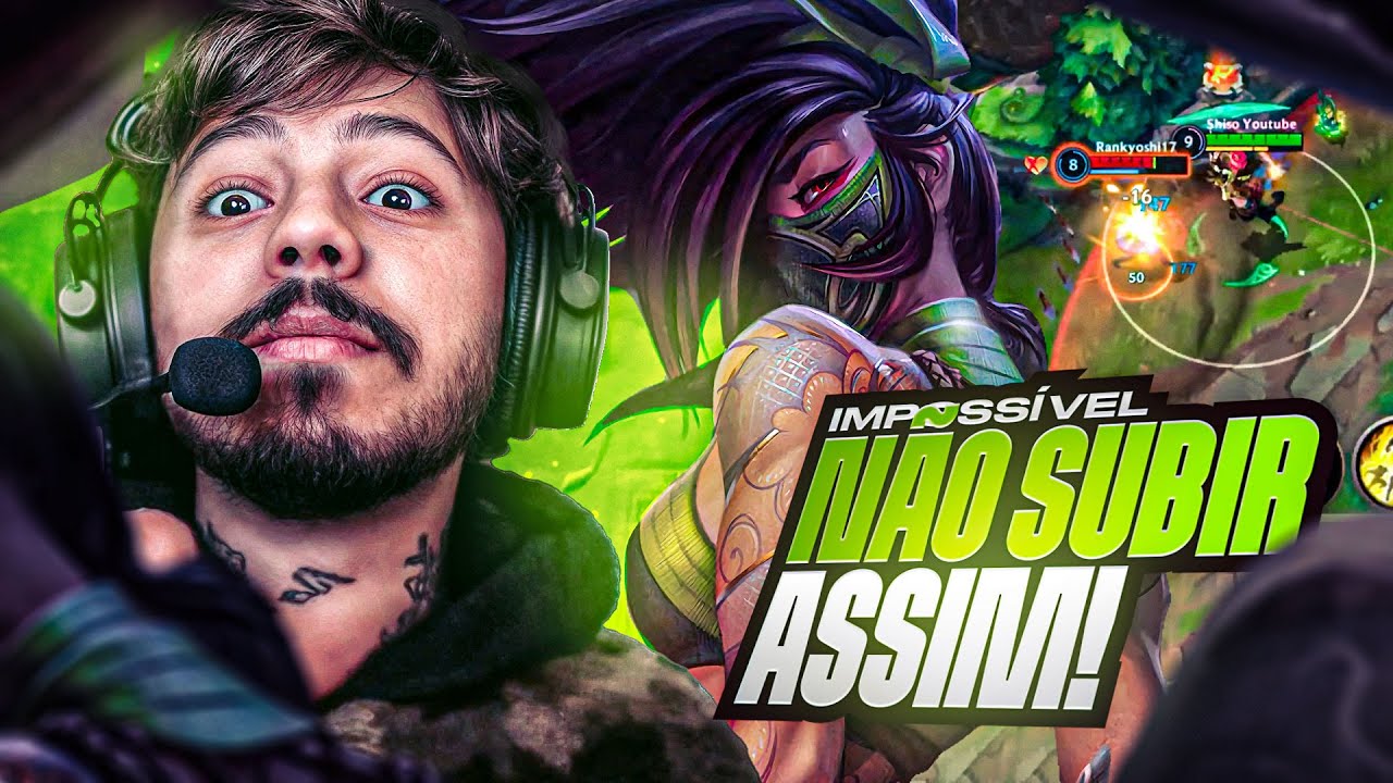 IMPOSSÍVEL VOCÊ NÃO SUBIR DE ELO ASSIM!