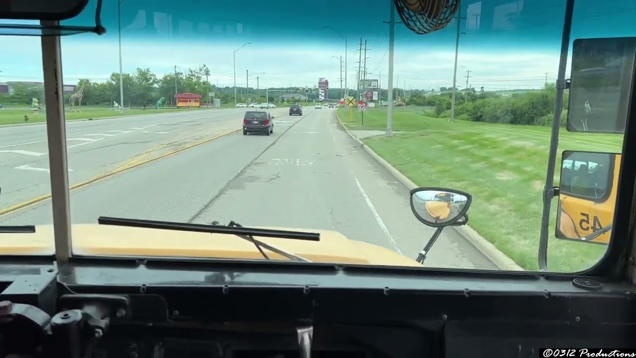 A Ride in A 1995 Wayne Lifeguard International 3800 School Bus W/ T444E  (@BusBoy501Productions's)