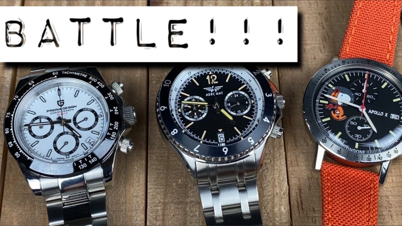 Chronograph Showdown: Pagani Design, Aeromat PNY, Undone Snoopy Aces
