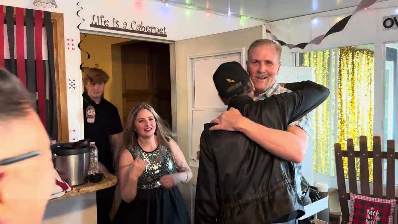 50th SURPRISE 😮 PARTY 🎉!!!! 🥰😎 Giant surprise party!!! 🎊 #friends #celebrate #surprise #party #fun 