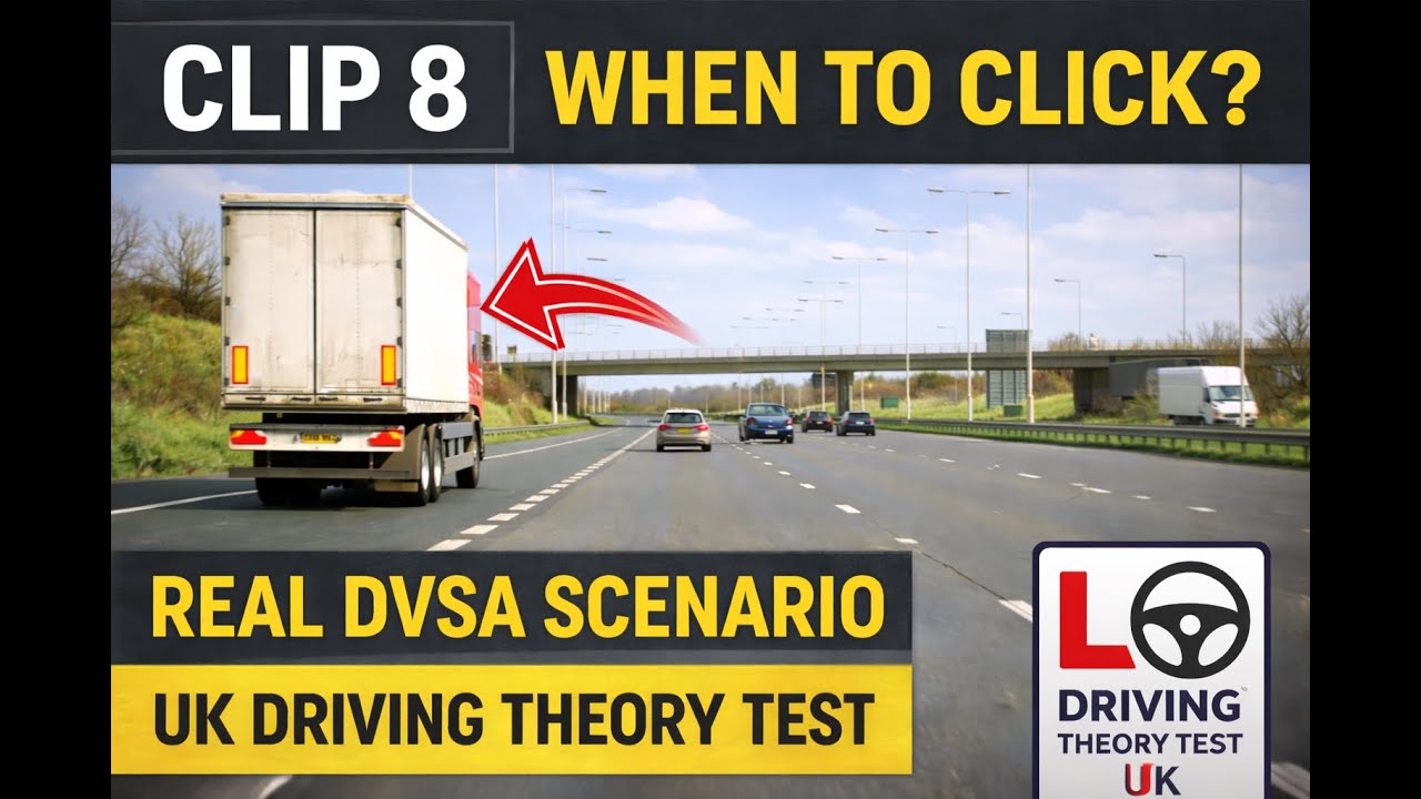 Hazard Perception Test Practice – Clip 8 | Real DVSA Scenario | UK Driving Theory 2025
