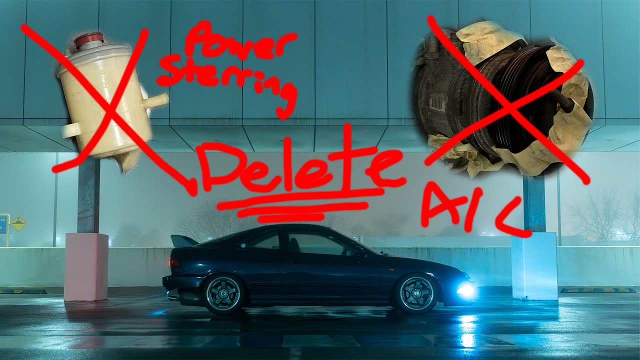 Integra powersteering & A/C Delete (RHD)