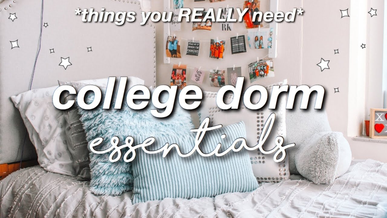 what you REALLY need for your dorm room // college dorm essentials | Kent State university