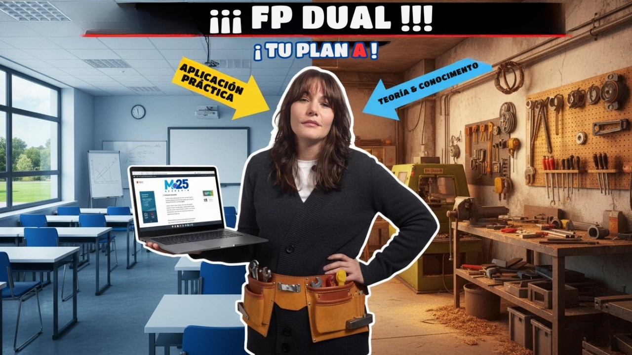 FP Dual: estudia y TRABAJA desde el primer día ⭐Academia M25