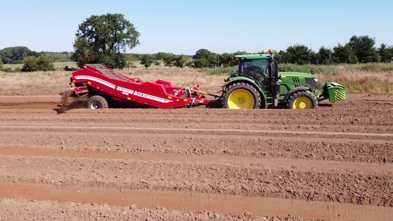 Second crop potatoes going in