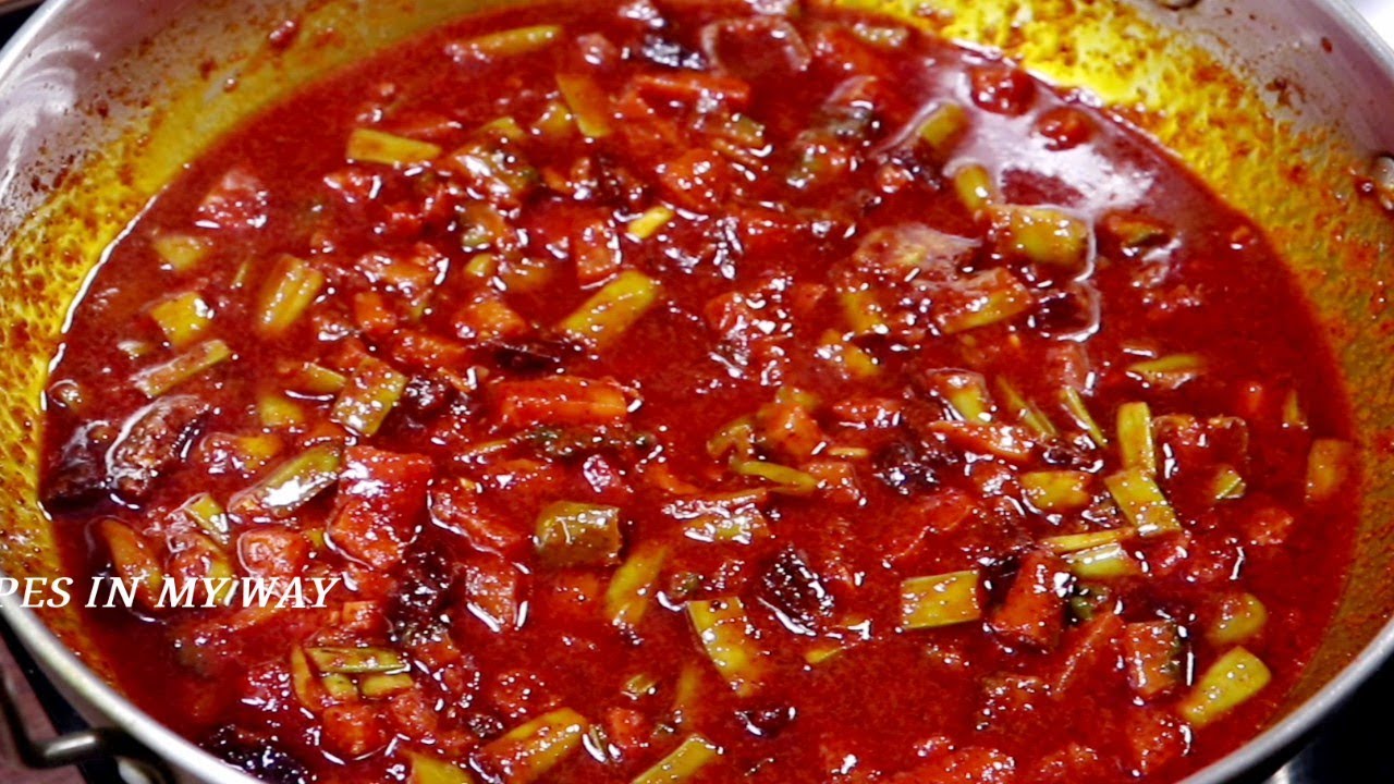 VEGETABLE PICKLE - வெஜிடபிள் ஊறுகாய் - HOW TO MAKE VEGETABLE PICKLE - VEGETABLE ACHAR - ஊறுகாய்