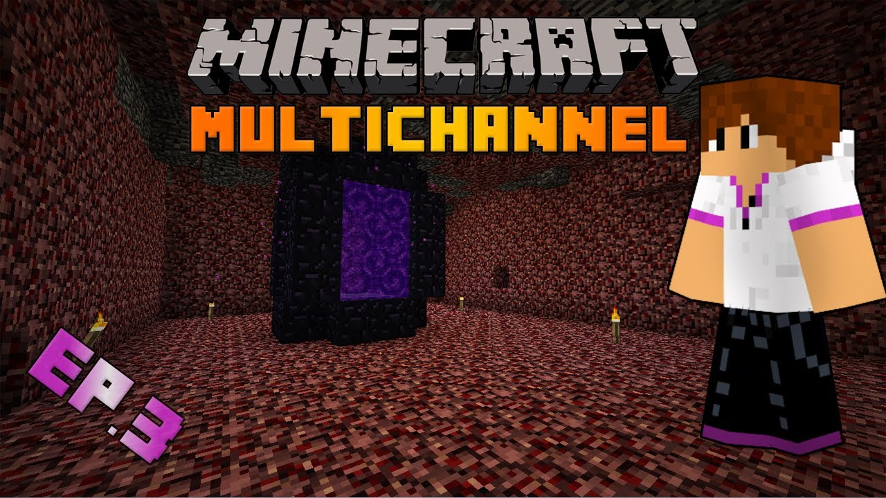 Minecraft Zeroland SMP: S0E3 - Nether Hub &mu;&epsilon; Dabaze1