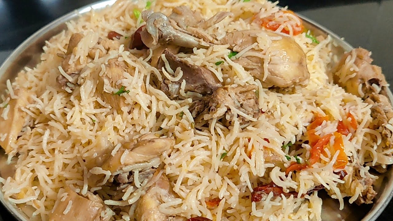 Lucknowi Chicken Pulao Recipe-How to make lucknowi pulao-Chicken Yakhni Pulao Recipe lucknowi style