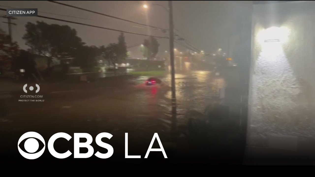 Orange County streets flooded as latest storm passes through Southern California