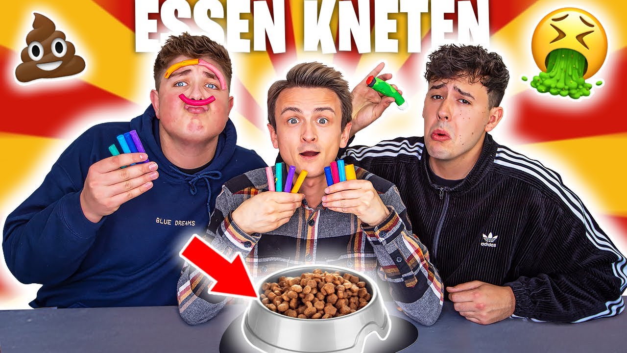 Wer schlechter KNETET muss ESSEN | mit CrispyRob, Smiley & Falco