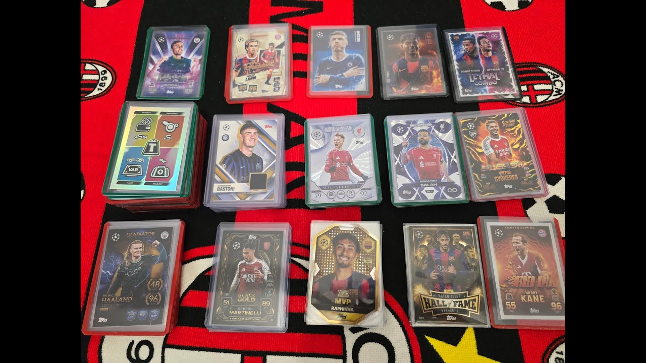 HIT!! TOPPS MATCH ATTAX 25/26 - PREZENTACJA DOTYCHCZASOWO ZEBRANYCH KART EKSKLUZYWNYCH - CO BRAKUJE?