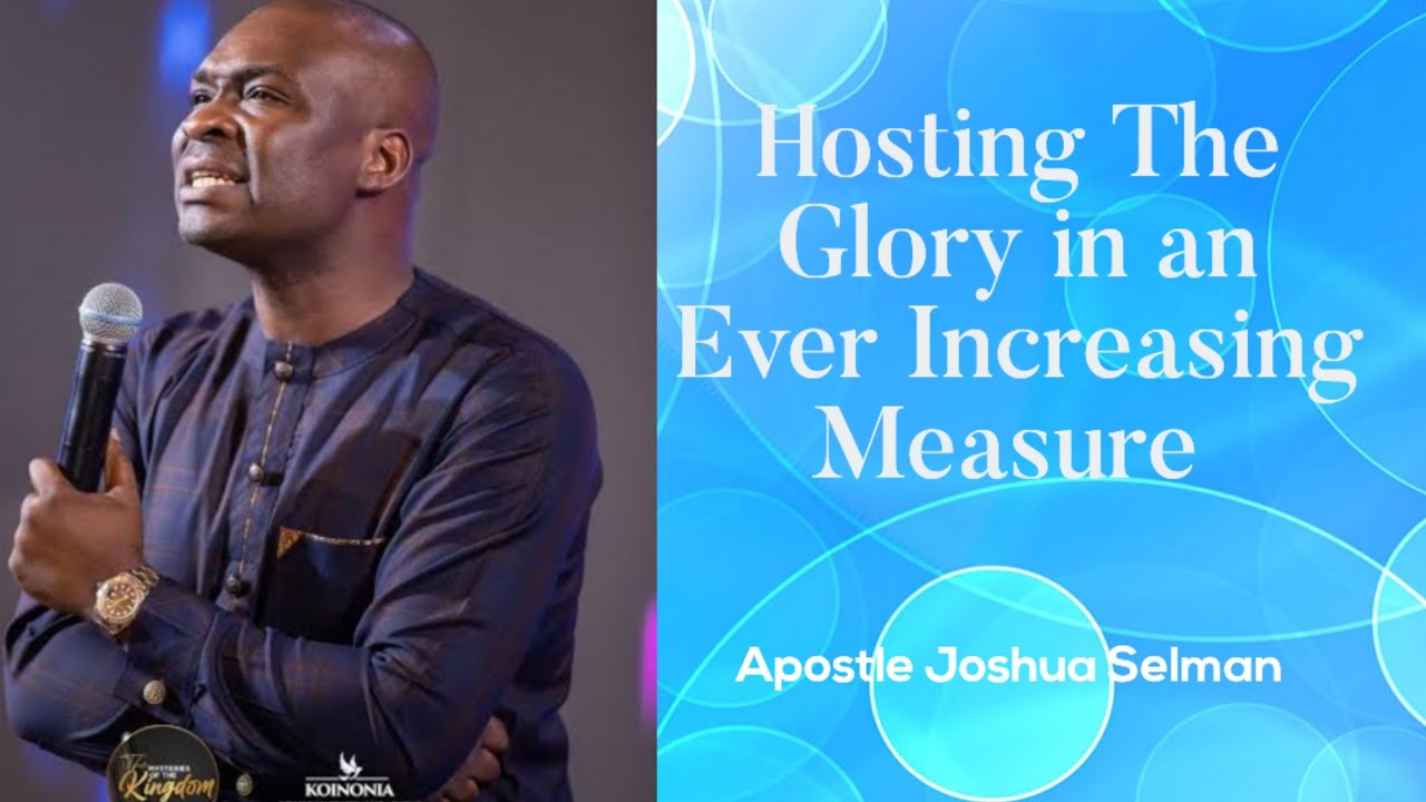 Hosting the Glory of God in an Ever Increasing Measure 