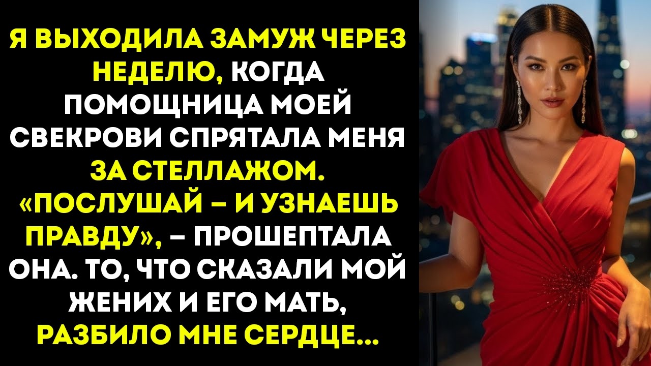 «Доверься мне», — прошептала незнакомка. То, что сказали моя свекровь и мой жених, лишило…