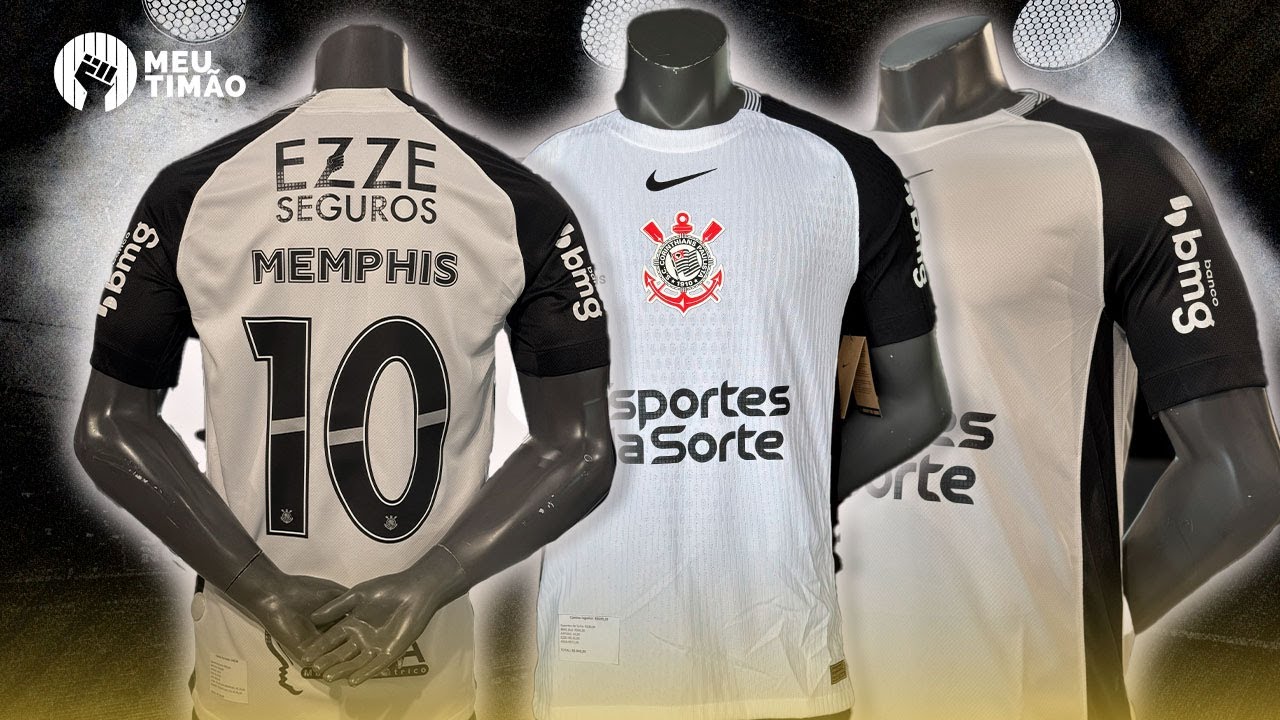 UNBOXING DA NOVA CAMISA 1 DO CORINTHIANS | TODOS OS DETALHES DO NOVO MANTO