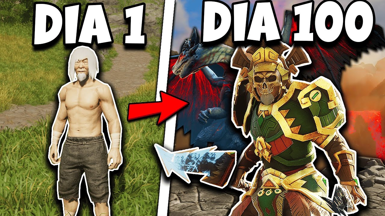 Passei 100 Dias no Enshrouded WAKE OF THE WATER