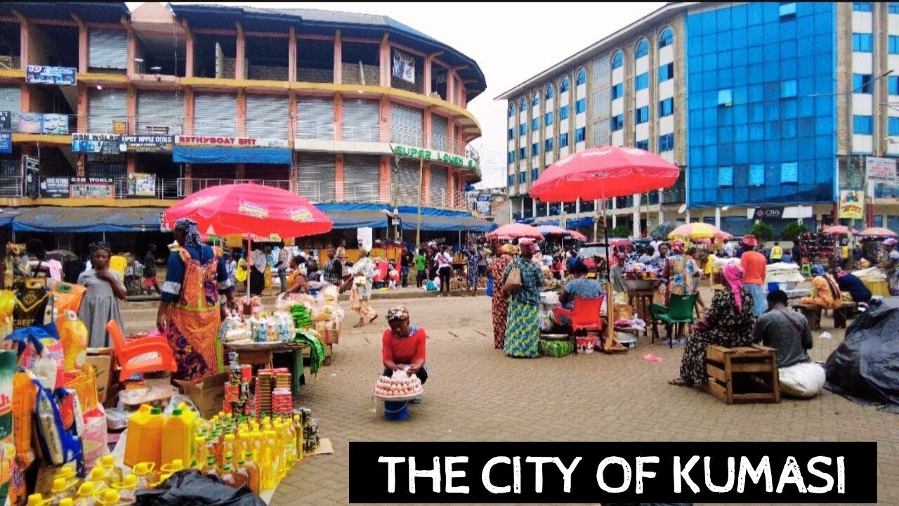 Beautiful Life in Kumasi City | Kejetia & Adum Street Tour in Ghana