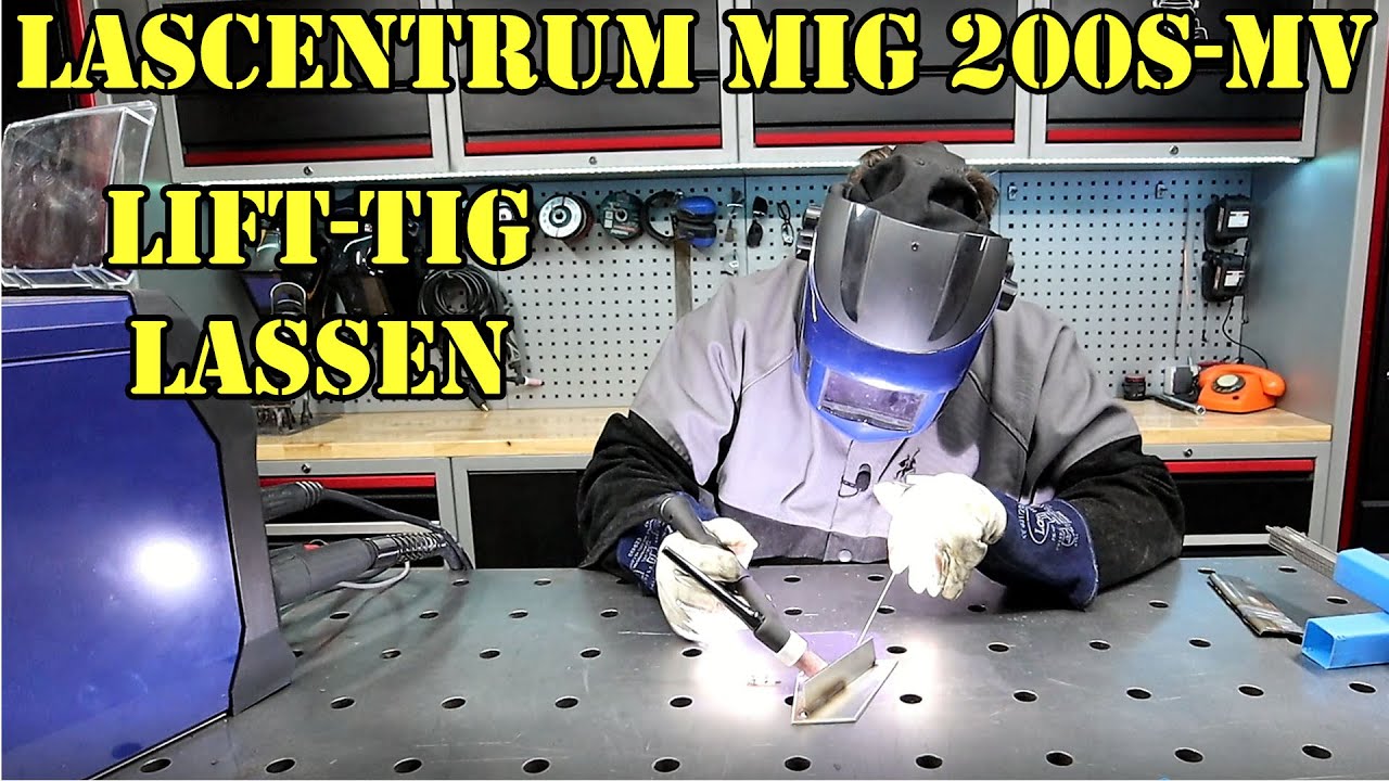 Lift-Tig lassen met de Lascentrum Mig 200S-MV hoe wekt dat.