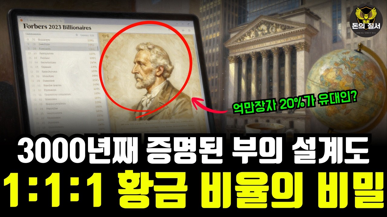 유대인이 전 세계 부를 장악한 진짜 이유: 솔로몬의 냉혹한 수학적 규칙