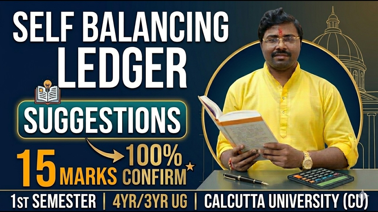 🔥 Self Balancing Suggestion | 100% Common 😱 15 Marks Confirm | CU 1st Semester