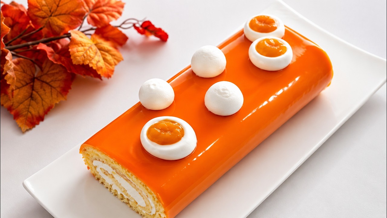 Bûche aux fruits de la passion