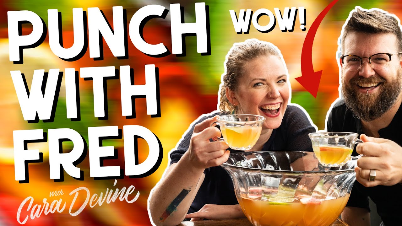 How to make a SHOWSTOPPER PUNCH BOWL for your next party!